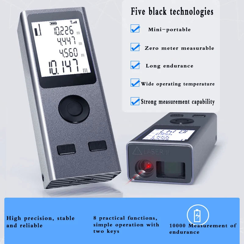 Why?  Take that measurement NOW!  Super Portable Pocket Laser Digital Tape Measure: 30m/40m/50m