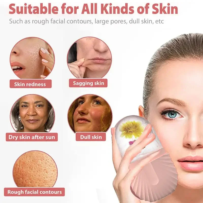 Why?  Elemental Beauty Care Simplicity!  Ice Facial Skin Care Beauty Lifting Contouring Massager Care