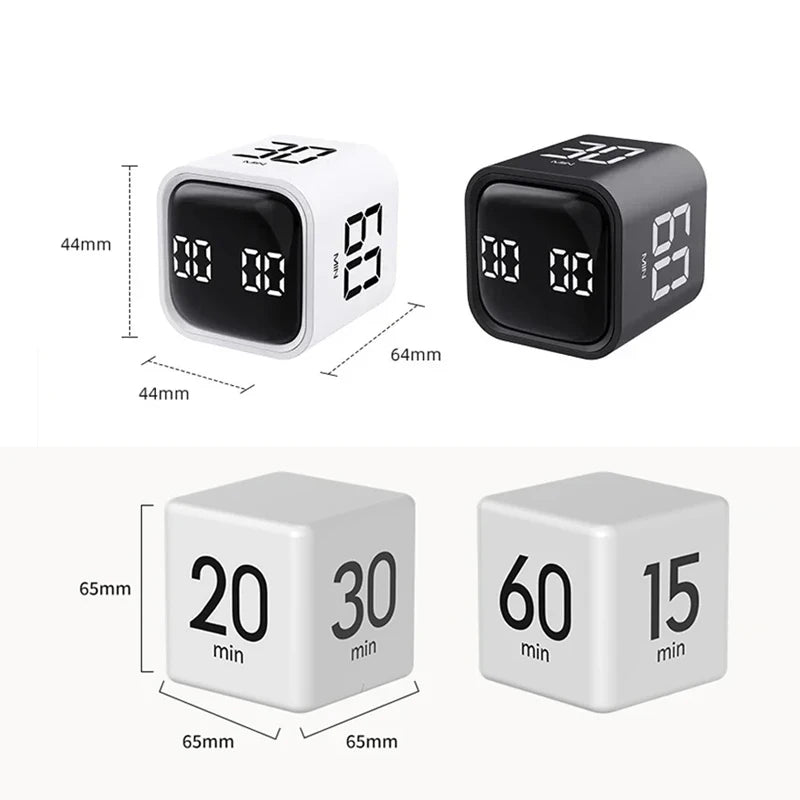 Why?  Maximize your productive time...not a minute wasted!  Productivity Cube Timer Gravity Sensor Flipping LED Display 4 Preset Time Dual Modes Countdown Cooking Study