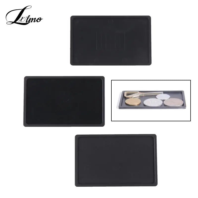 Why?  You need to hold coins in your wallet!  Special Coin Tray For Card Holder Wallet