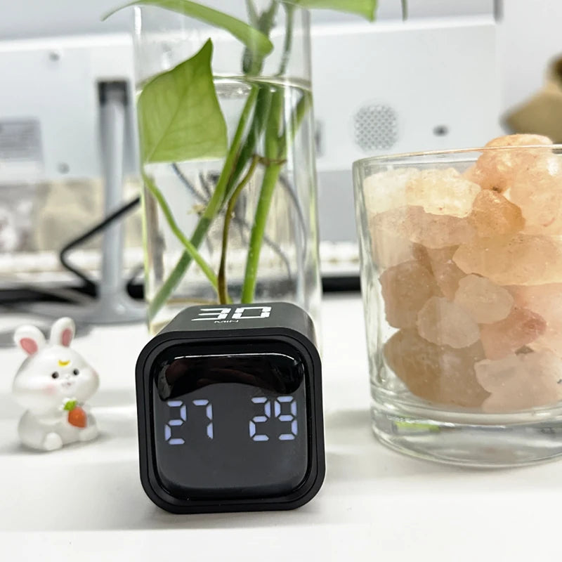 Why?  Maximize your productive time...not a minute wasted!  Productivity Cube Timer Gravity Sensor Flipping LED Display 4 Preset Time Dual Modes Countdown Cooking Study