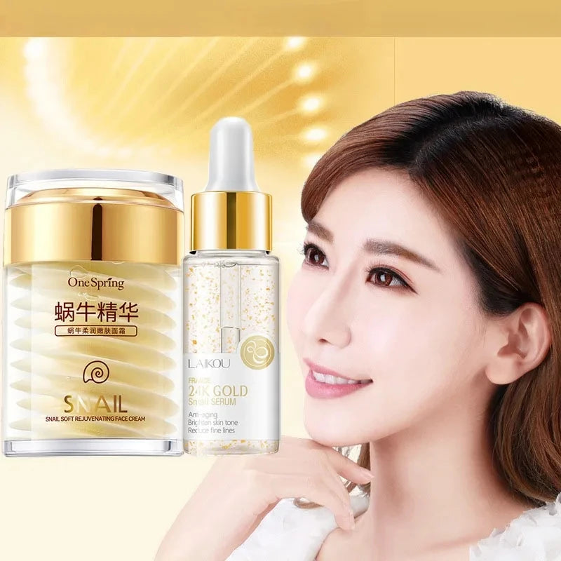 Why?  Your appearance is your first impression!  Snail Collagen Face Cream Anti Aging Whitening Moisture Facial Firming Serum Anti Wrinkles Eye Bags Korean Skin Care Product 60g