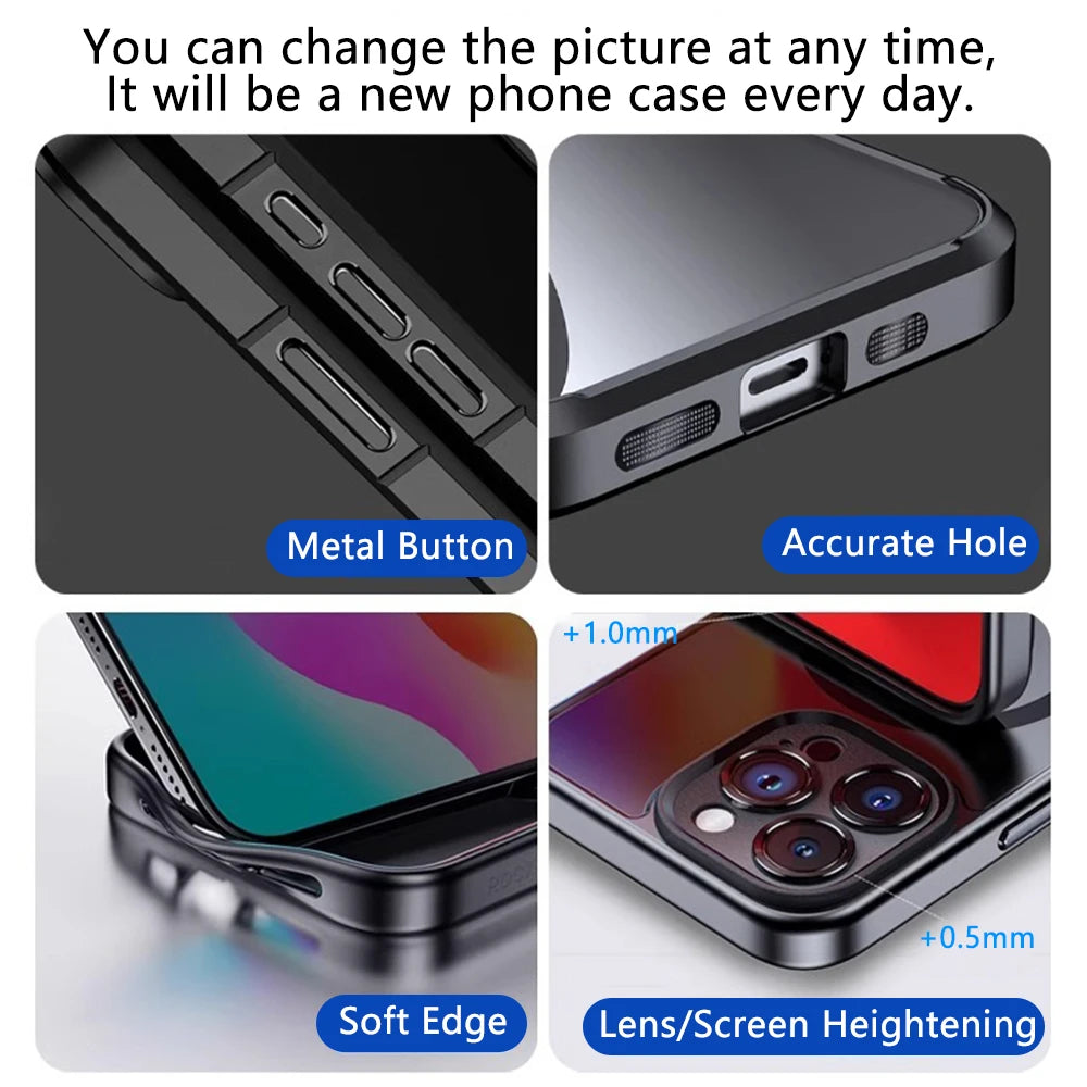 Why?  Your iPhone case changes to suit YOU!  Personalized Dynamic E-ink Screen iPhone Case!